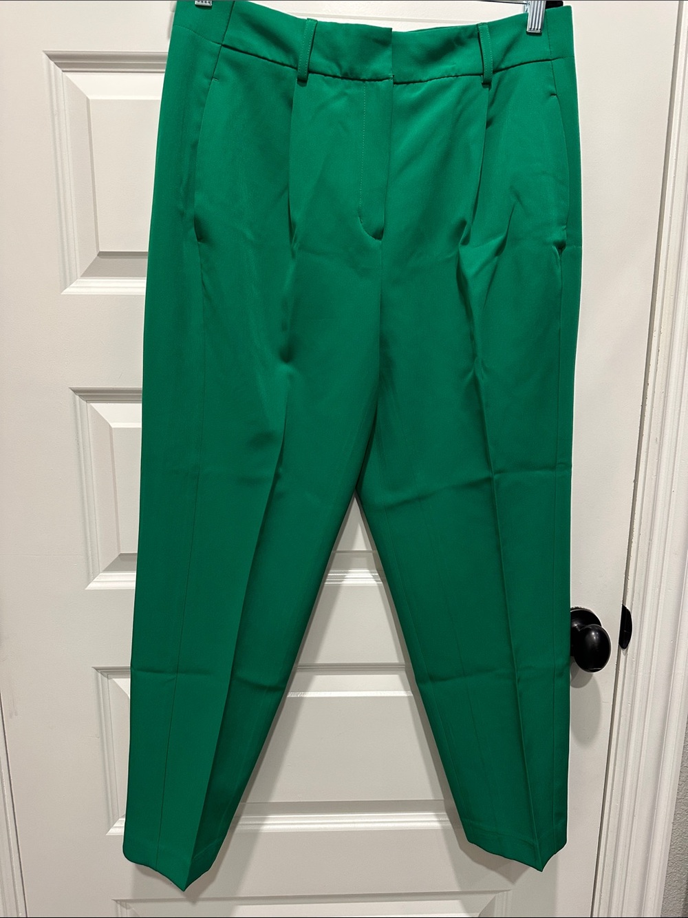 Express Bright Green Tailored Dress Trousers